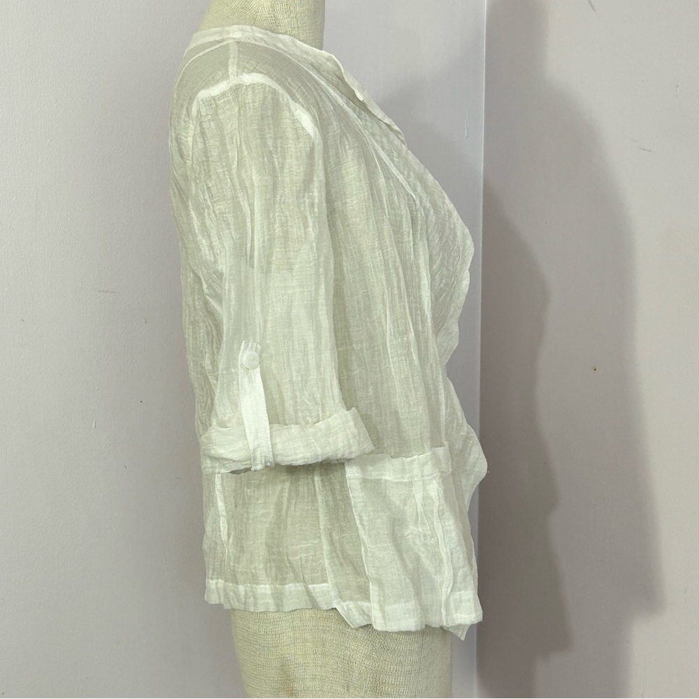 Stella Carakasi Sheer Cotton Open Jacket S - Picture 2 of 7